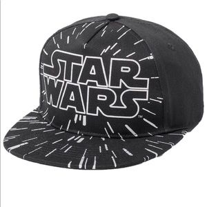 Kids' Star Wars Flat Top Baseball Cap Hat - Black